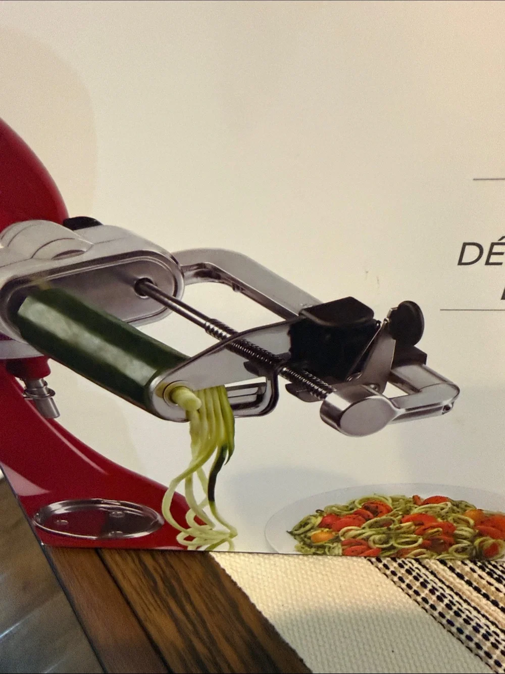 KitchenAid Spiralizer Mixer Attachment Peel Core and Slice New NEVER USED